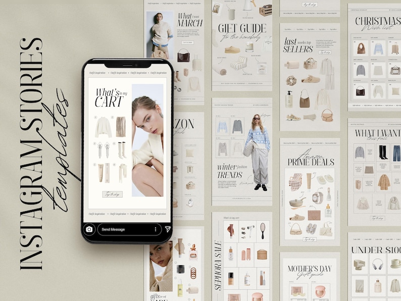 20 LTK & Instagram Story Canva Templates, Editable LTK Fashion Canva ...