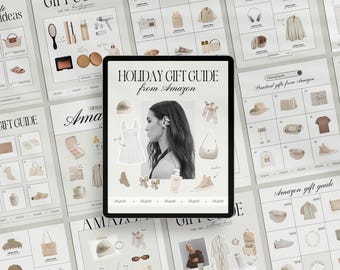 30 Holiday Gift Guide Canva LTK Template, LTK Template, Gift Guide Template, LTK Fashion Template, Editable Ltk Canva Template