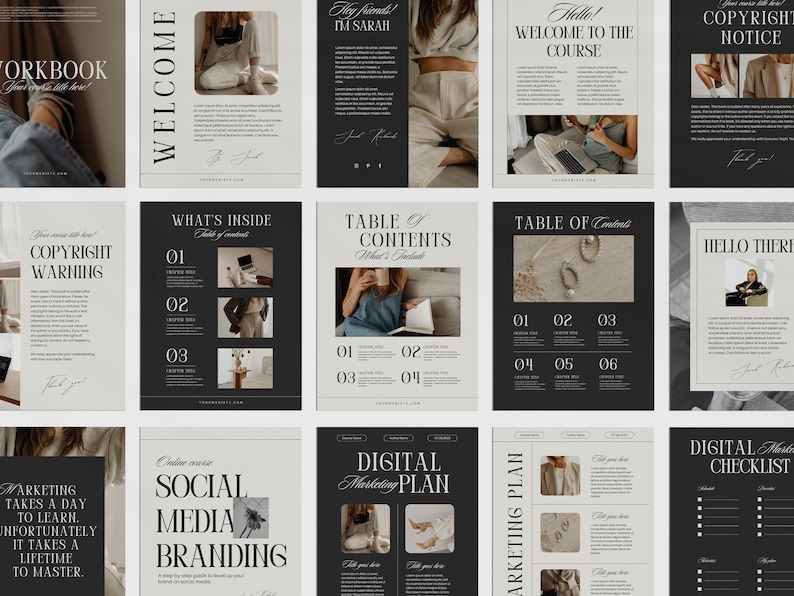 Canva Workbook Template, Coaching Workbook Templates, Lead Magnet ...