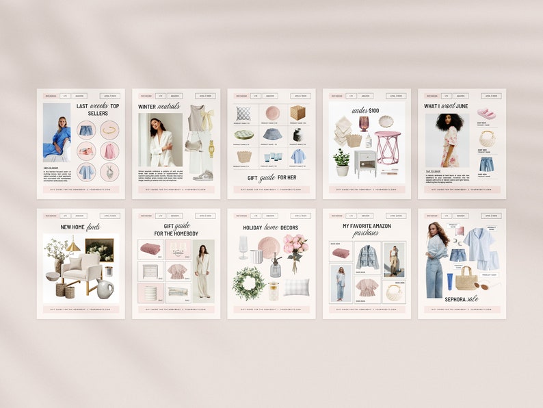 20 Editable LTK Instagram Post Templates | Fashion and Home Decor Gift ...