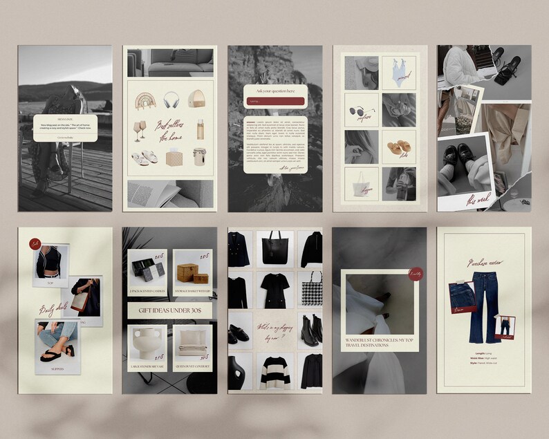 Canva LTK Instagram Story Template, Editable Fashion LTK Canva Template ...