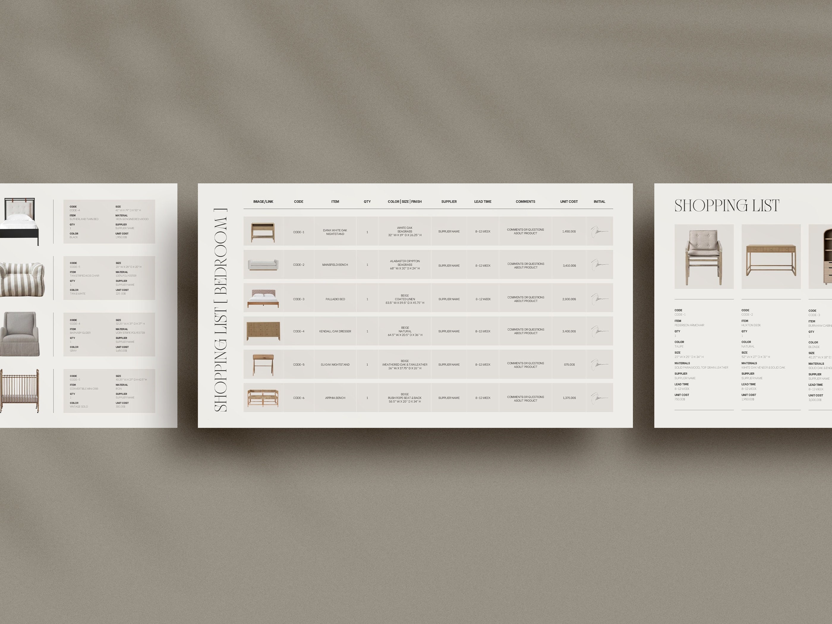 Interior Design Presentation Canva Template, Canva Interior Design ...