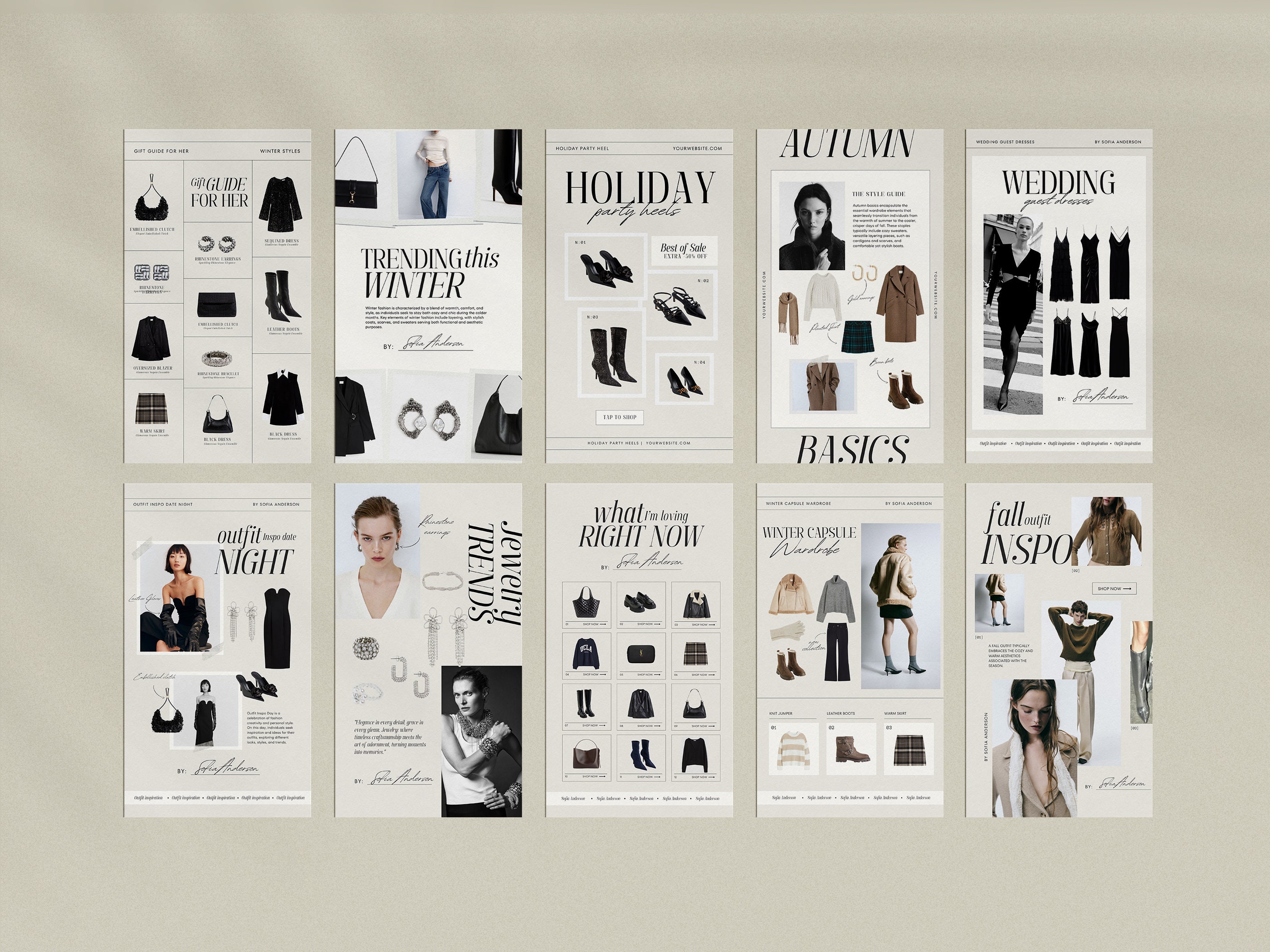 80 Editable Canva LTK Instagram Template, LTK Template, Gift Guide ...