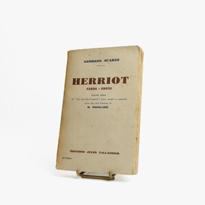 Vintage french book - Herriot (1924-1932) by Georges Suarez