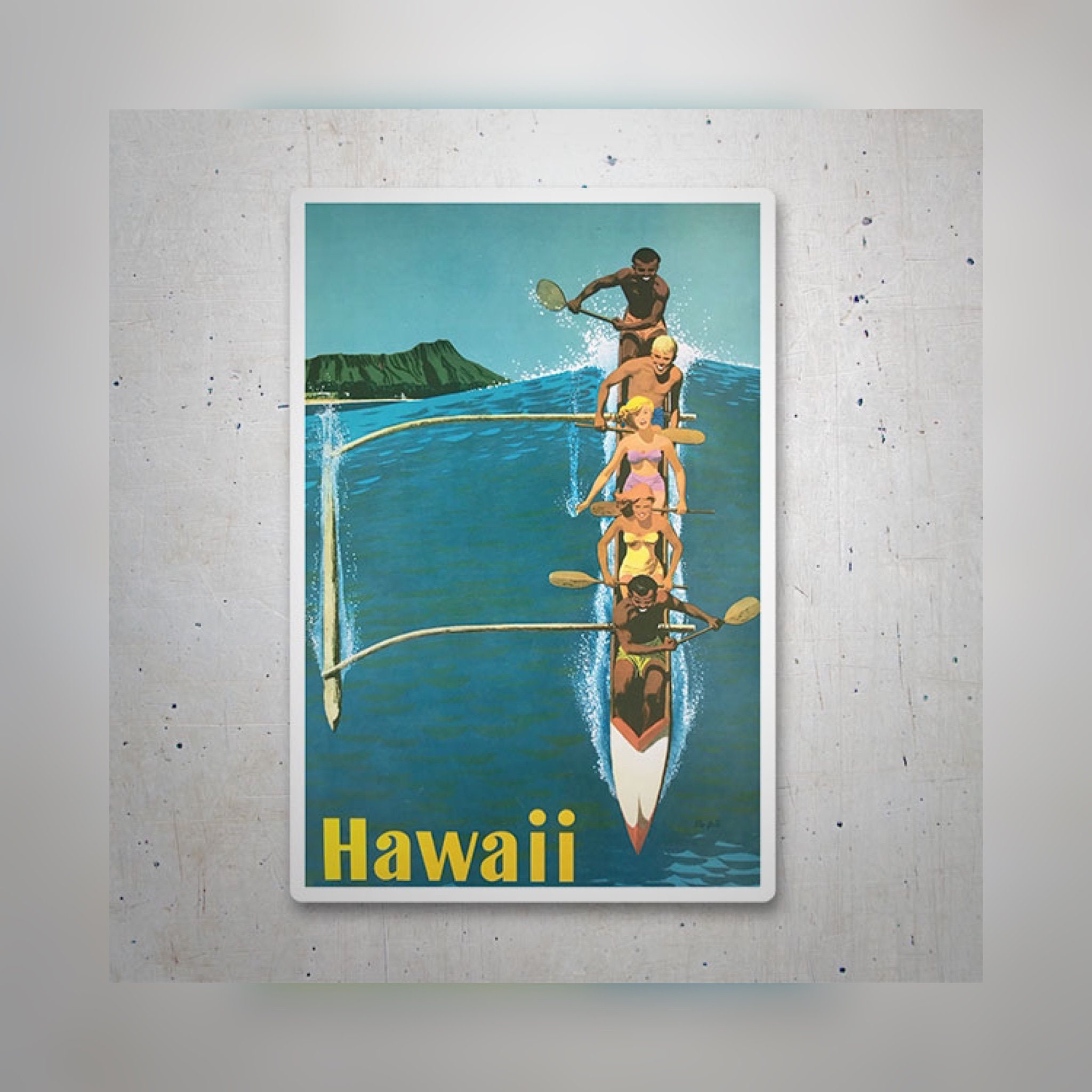 Autocollant Surf à Hawaii