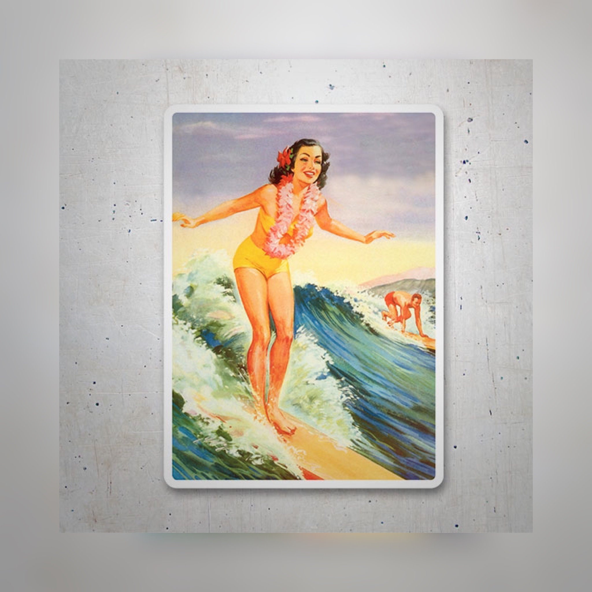 Autocollant Surf à Hawaii