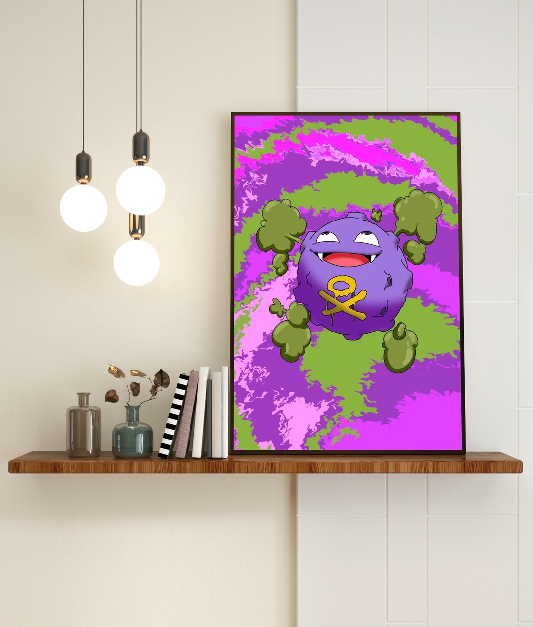 Koffing Pokemon Art Print A4 - Etsy