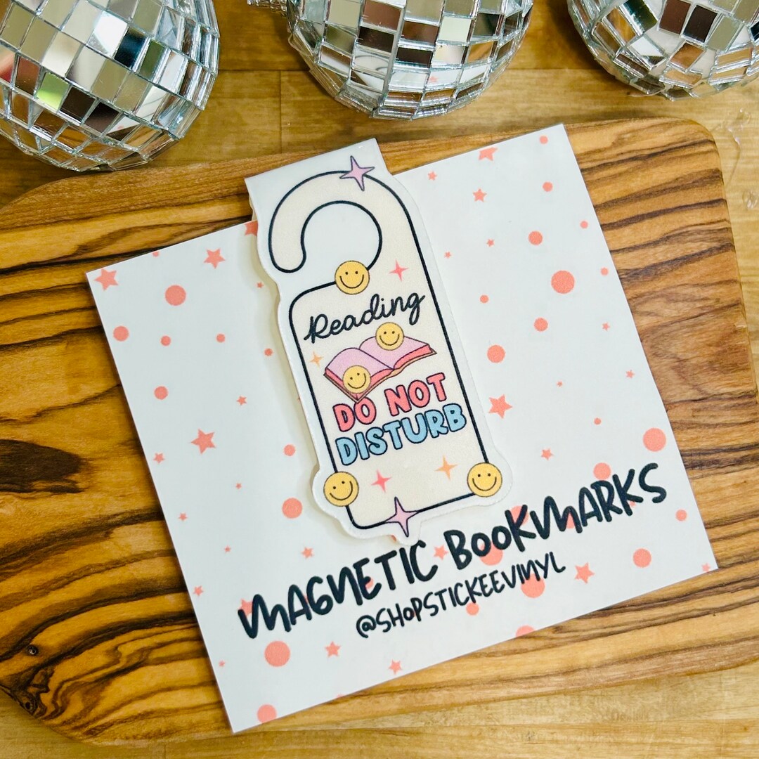 Cute Bookmarks DND Bookmark Do Not Disturb Door Etsy