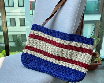 Borsa in paglia di rafia, ultimo design in stile moda di lusso