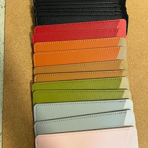 PVC Faux Leather Pen Sleeves