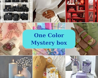 One Color Themed Mystery Box Clothing Bundle Surprise Box Clothes . 10 products