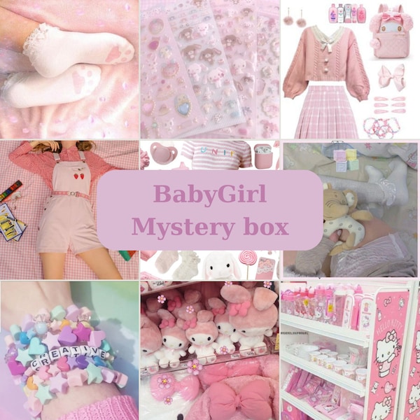 Babycore Mystery Box. Babygirl Aesthetic. Clothing Bundle. Surprise Box. Clothes.