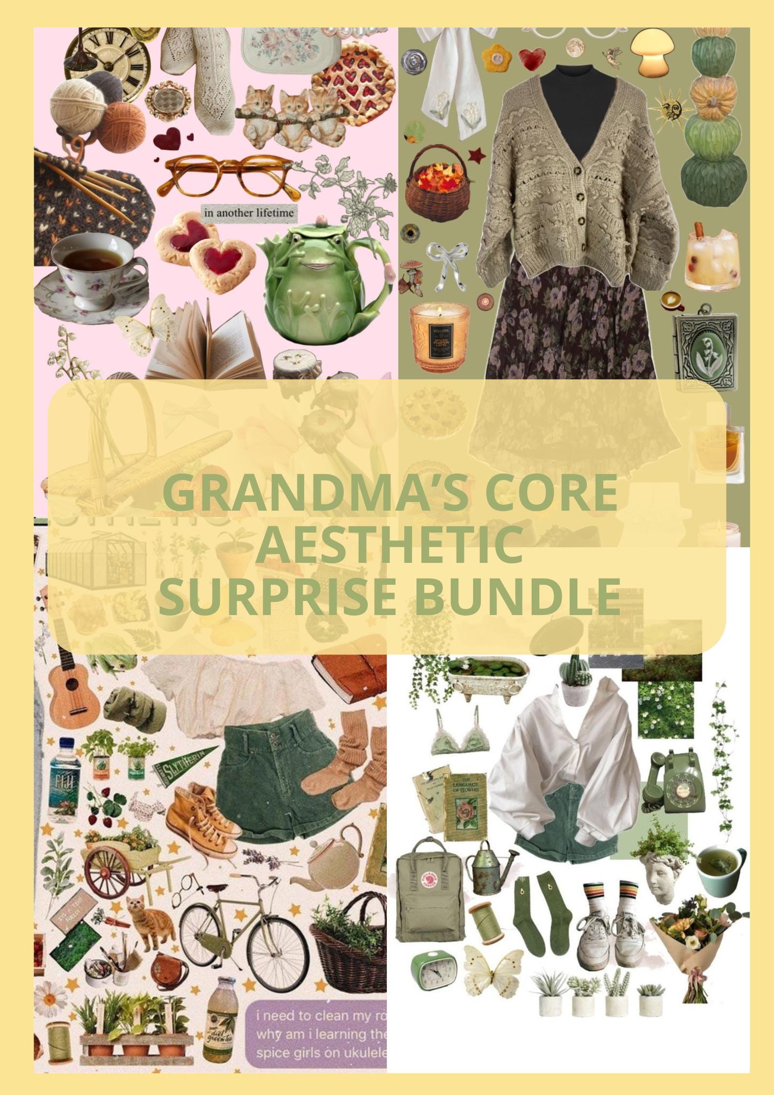 Yellow Mood Board Outfit