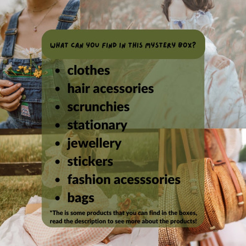 Cottagecore Mystery Box Clothing Bundle Surprise Box Clothes - Etsy