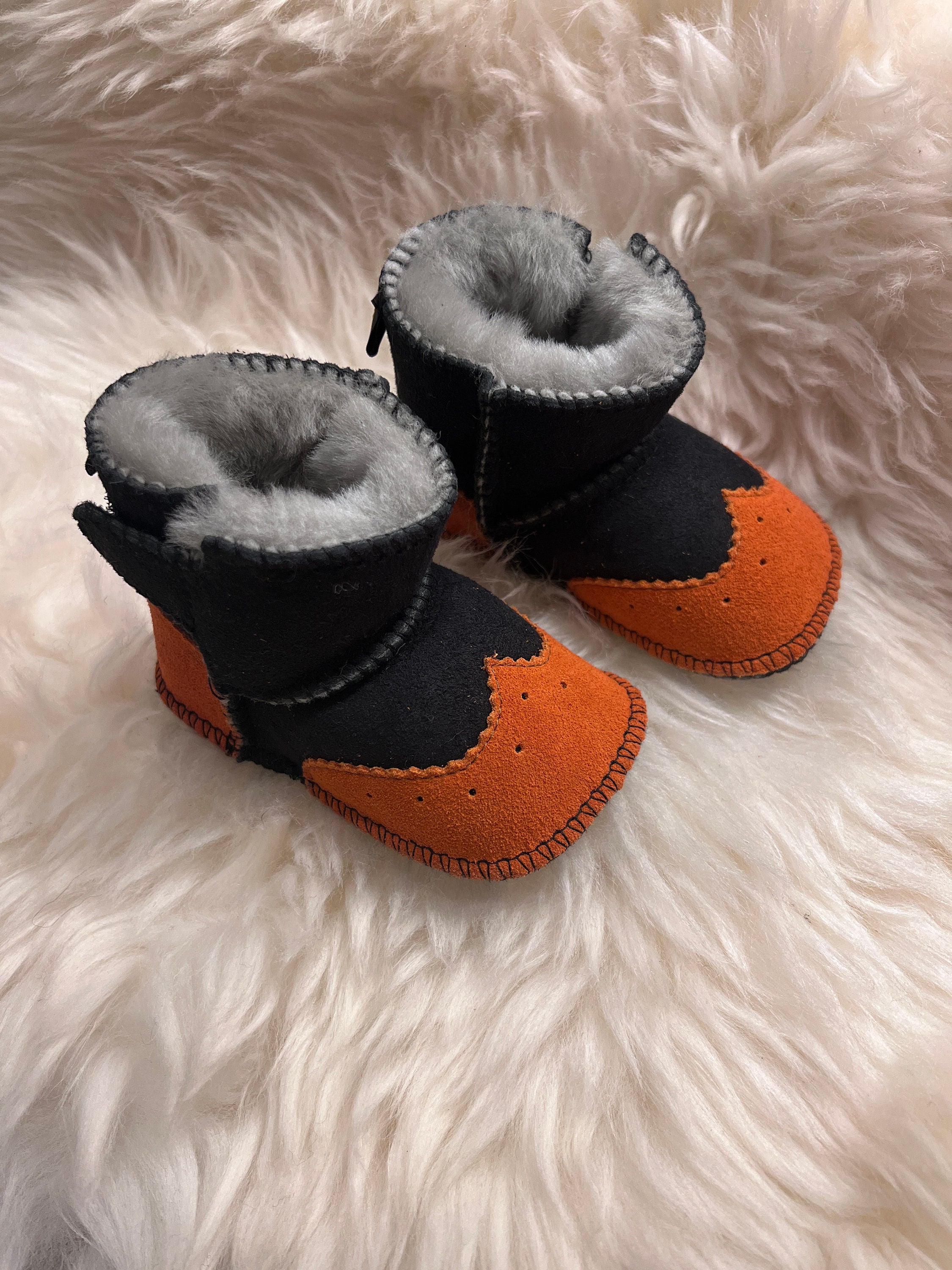 Baby sheepskin boots clearance