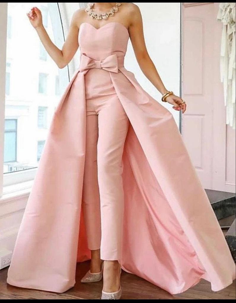Wedding Cape Jumpsuit Cape Jumpsuit Prom Jumpsuit Birthday Jumpsuit Evening Jumpsuit Jumpsuits Overalls Pink, Plus Size And Curves, Petite, Sexy