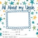 All About My Uncle Printable Fathers Day Gift. Reasons I Love My Uncle ...