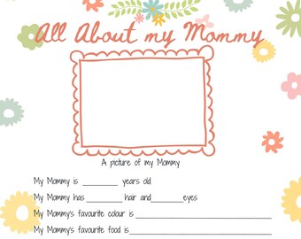 Tout sur mon idée cadeau à imprimer pour la fête des mères. Raisons pour lesquelles j'adore l'activité souvenir de ma maman. Meilleur cadeau d'anniversaire pour maman. TÉLÉCHARGEMENT NUMÉRIQUE