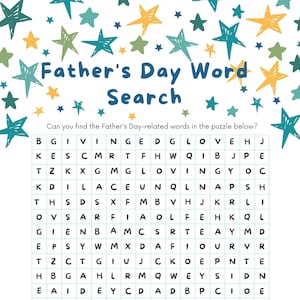 Recherche de mots à imprimer pour la fête des pères ~ activité à imprimer pour la fête des pères ~ jeu pour la fête des pères ~ idée fête des pères ~ activité pour enfants ~ téléchargement immédiat