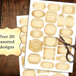 Printable Vintage Apothecary Labels ~ Blank Apothecary Labels ...