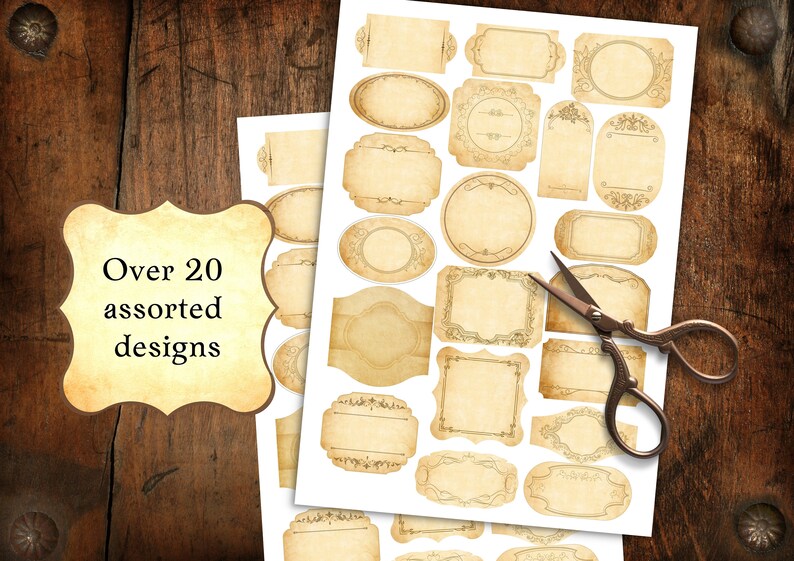 Printable Vintage Apothecary Labels ~ Blank Apothecary Labels ...
