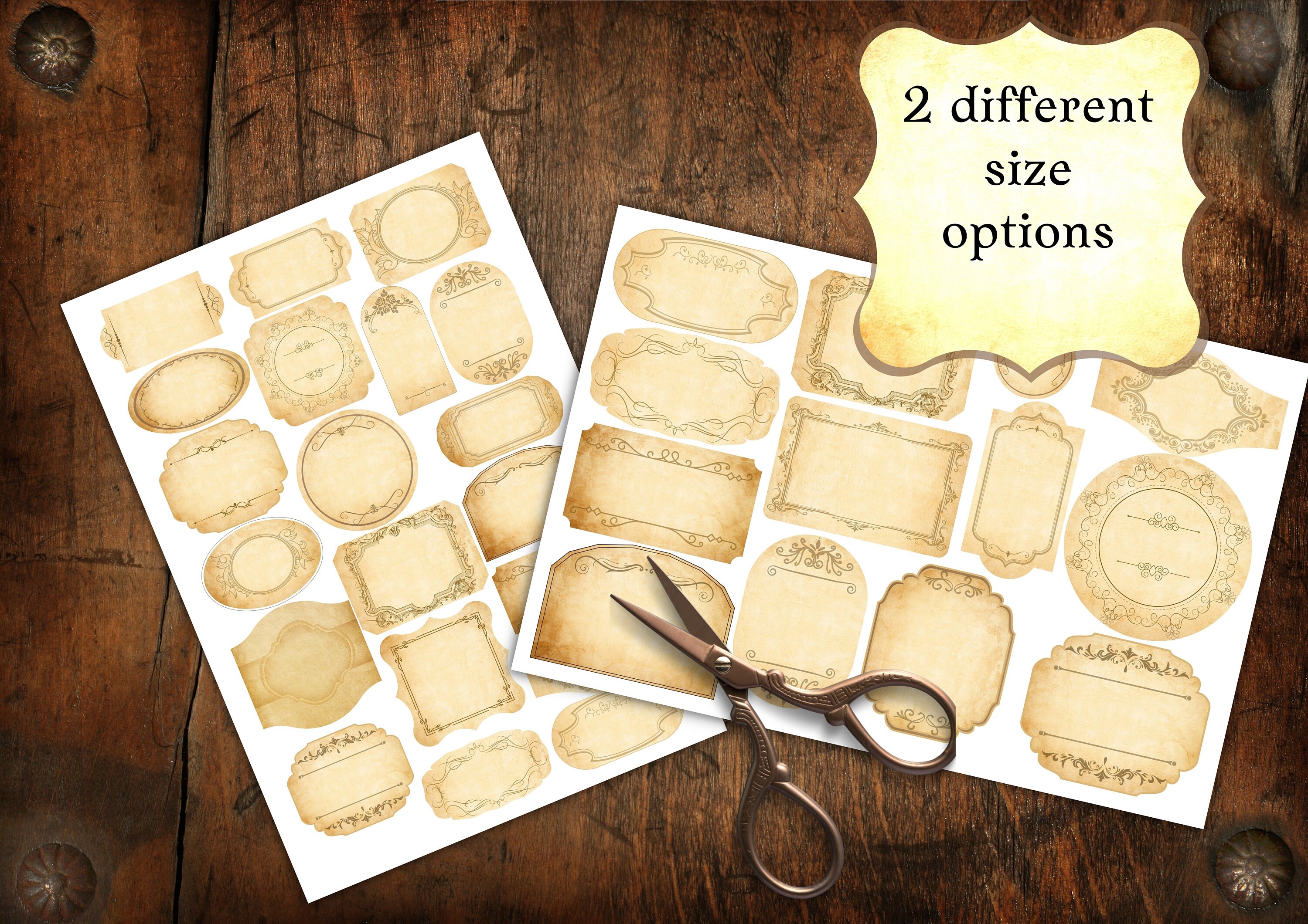 Printable Vintage Apothecary Labels ~ Blank Apothecary Labels ...