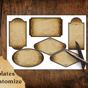Printable Halloween Potion Labels ~ Blank Halloween Apothecary Labels ...