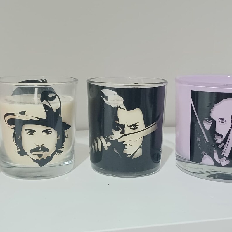 Johnny Depp Candles Etsy