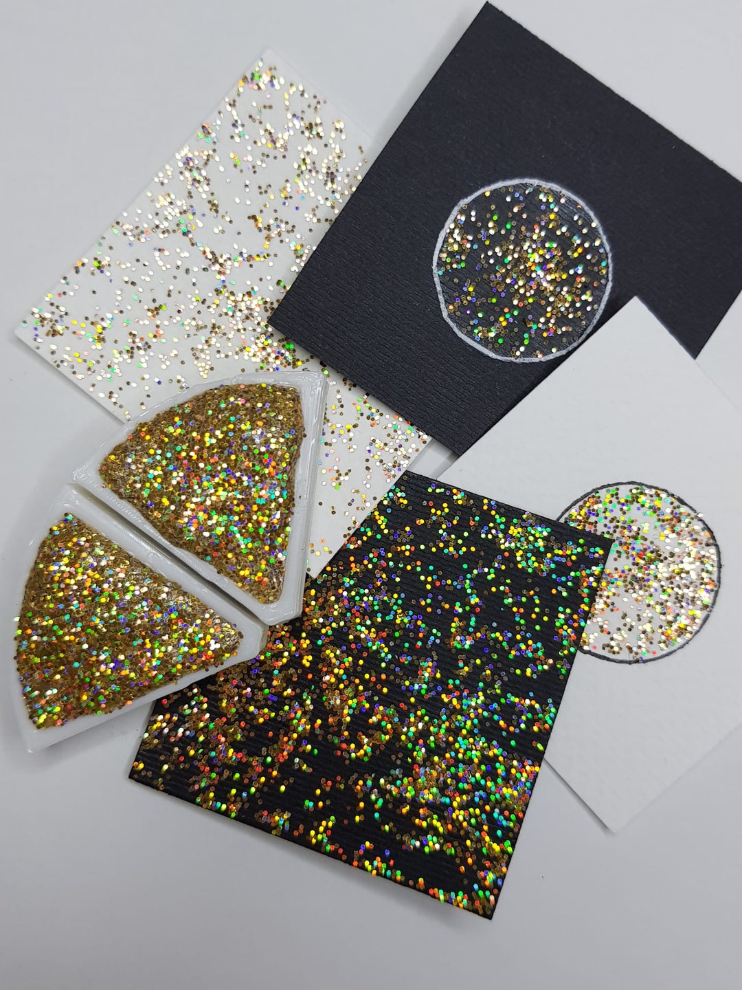 11S Gold Hologram Glitter Watercolor Etsy
