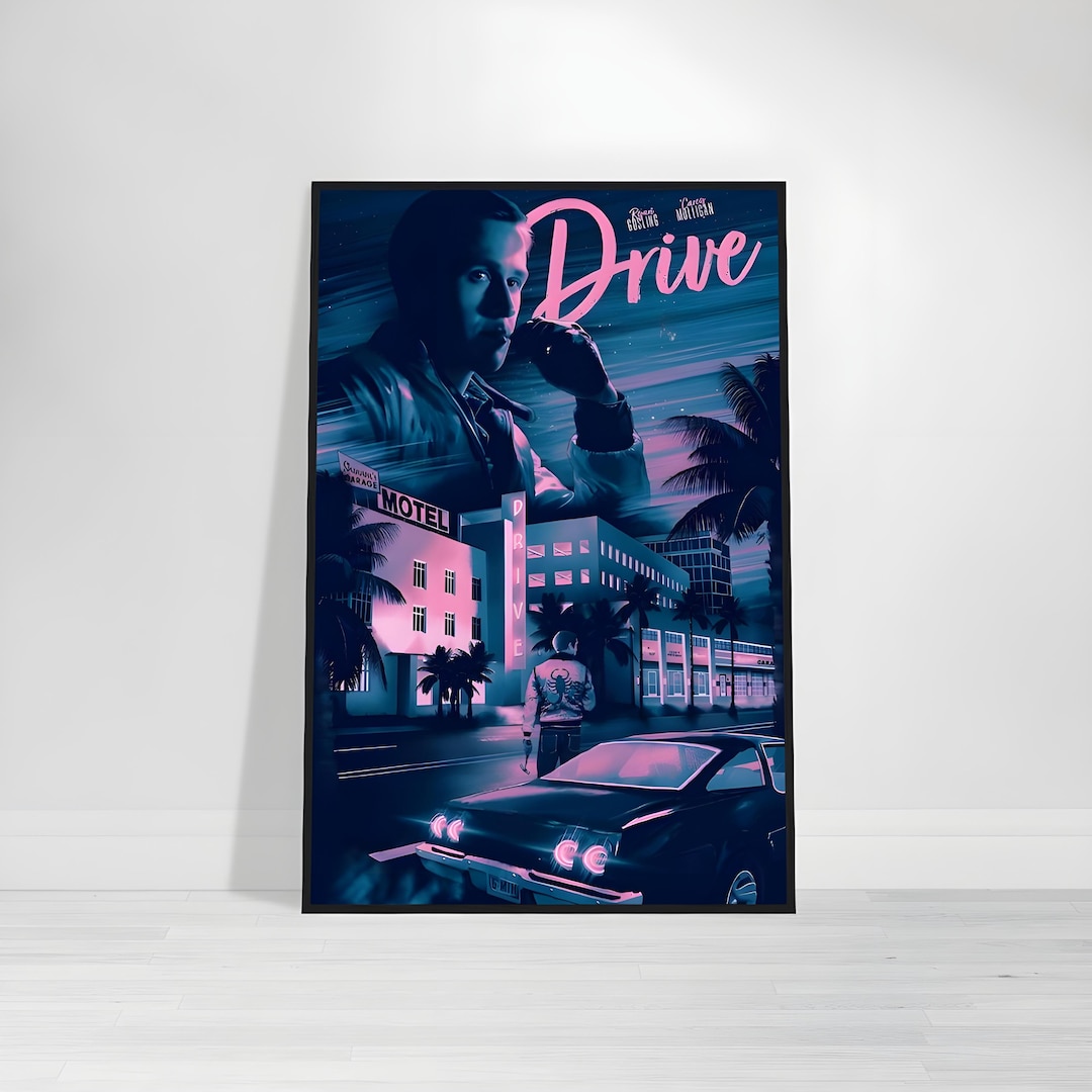 Drive (2011) Action Movie Poster Ryan Gosling Movie Print 2010s Film ...