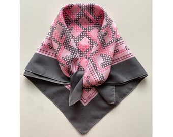Vintage Monique Paris Bandana Handkerchief Small Square