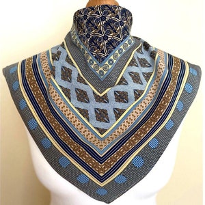 Vintage Bandana Small Square Scarf Street One Bandana Handkerchief Hairband Handbag Tie, 20x20&quot;/ 51x52cm