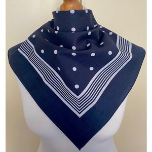 LA FERANI Design Da Donna, Nero, Tinta Unita, Bianco, Elegante Fazzoletto Di Seta, Estivo, 90 X - Foto 9