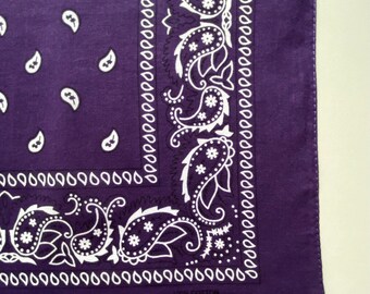 ヴィンテージ 2ピース コットンバンダナ 70年代 80年代 小さなレトロ