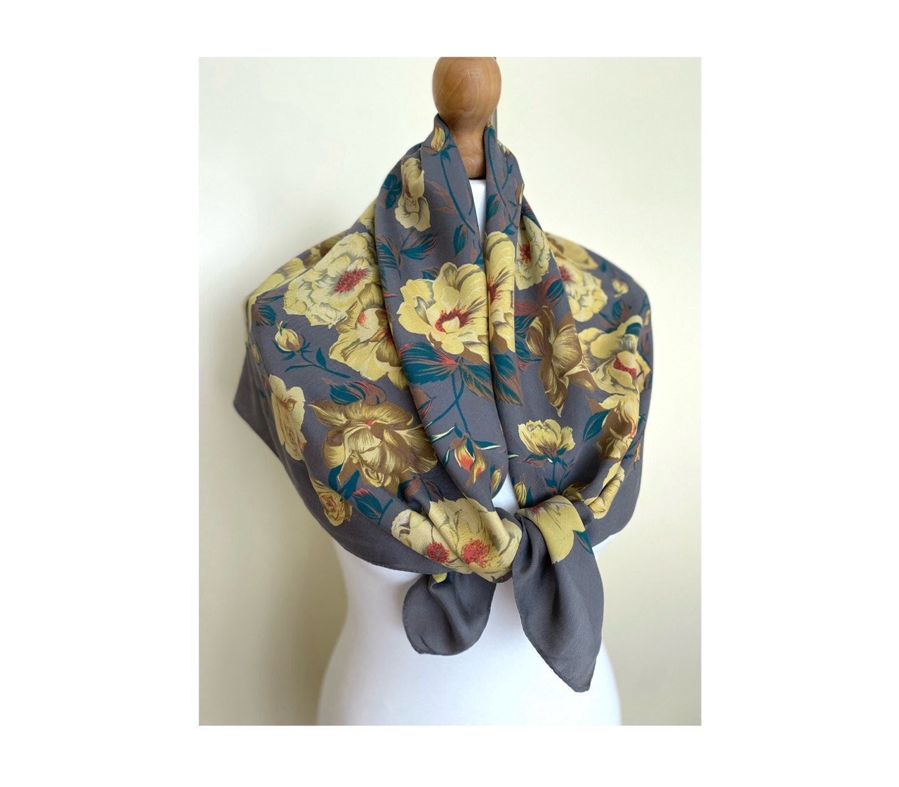 Silk Scarf Amazon Foulard Seta Vintage IPARALLELI Giorgio Armani