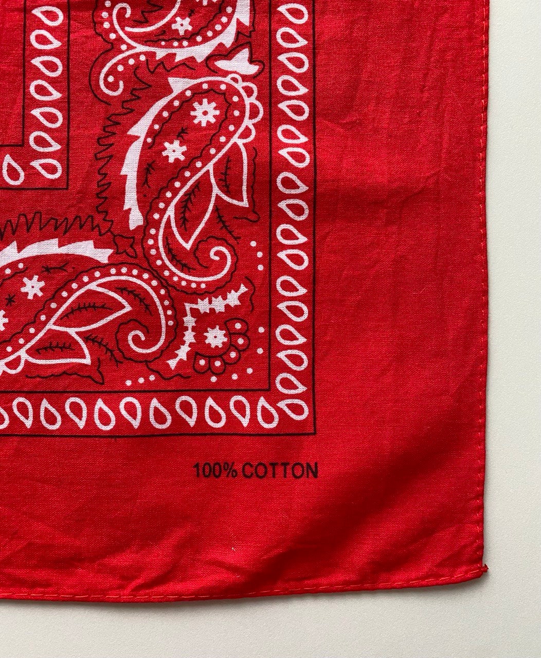 Vintage Cotton Bandana Small Retro Scarf Paisley Boho Hippie ...