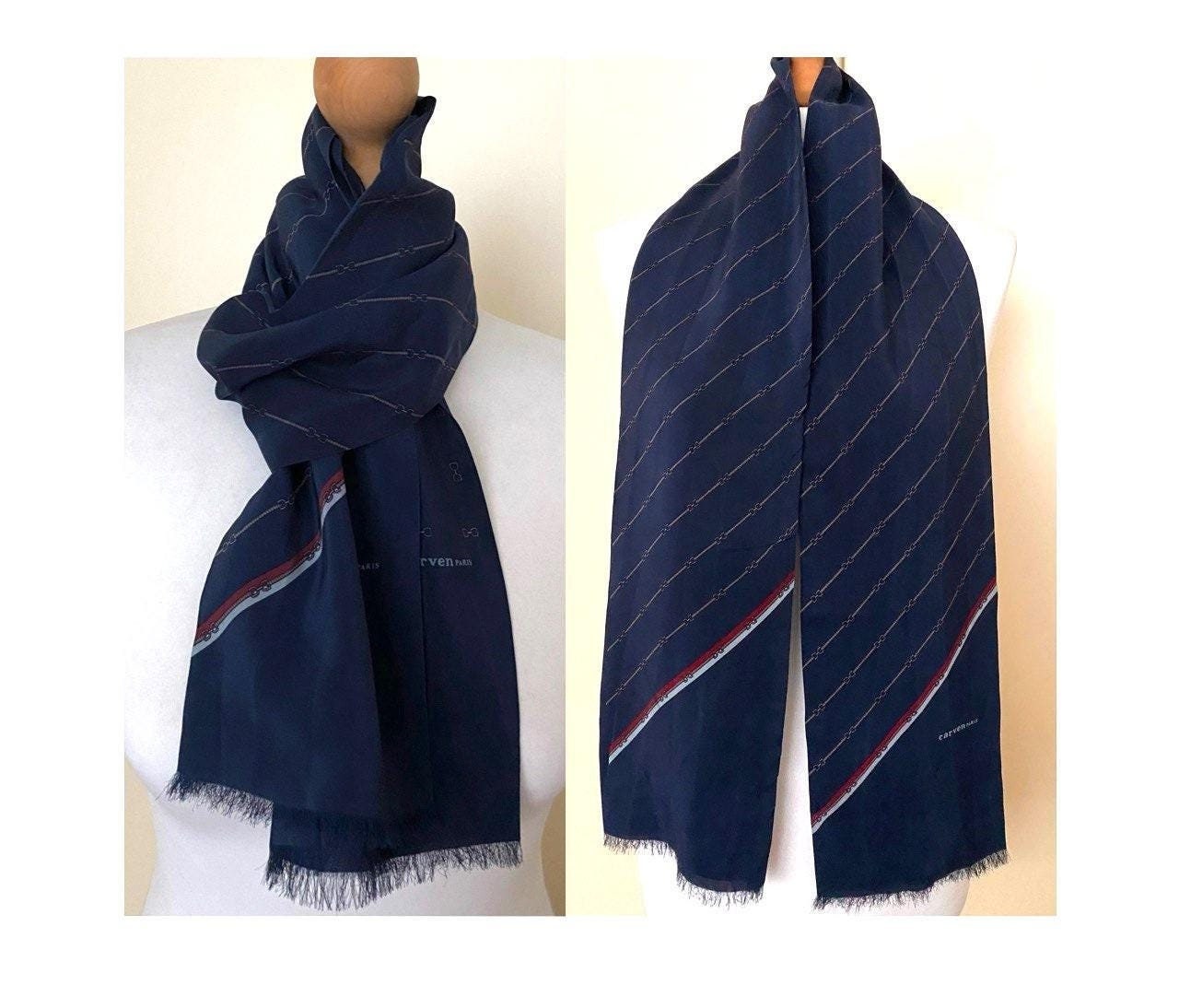Charvet silk scarf - Etsy 日本