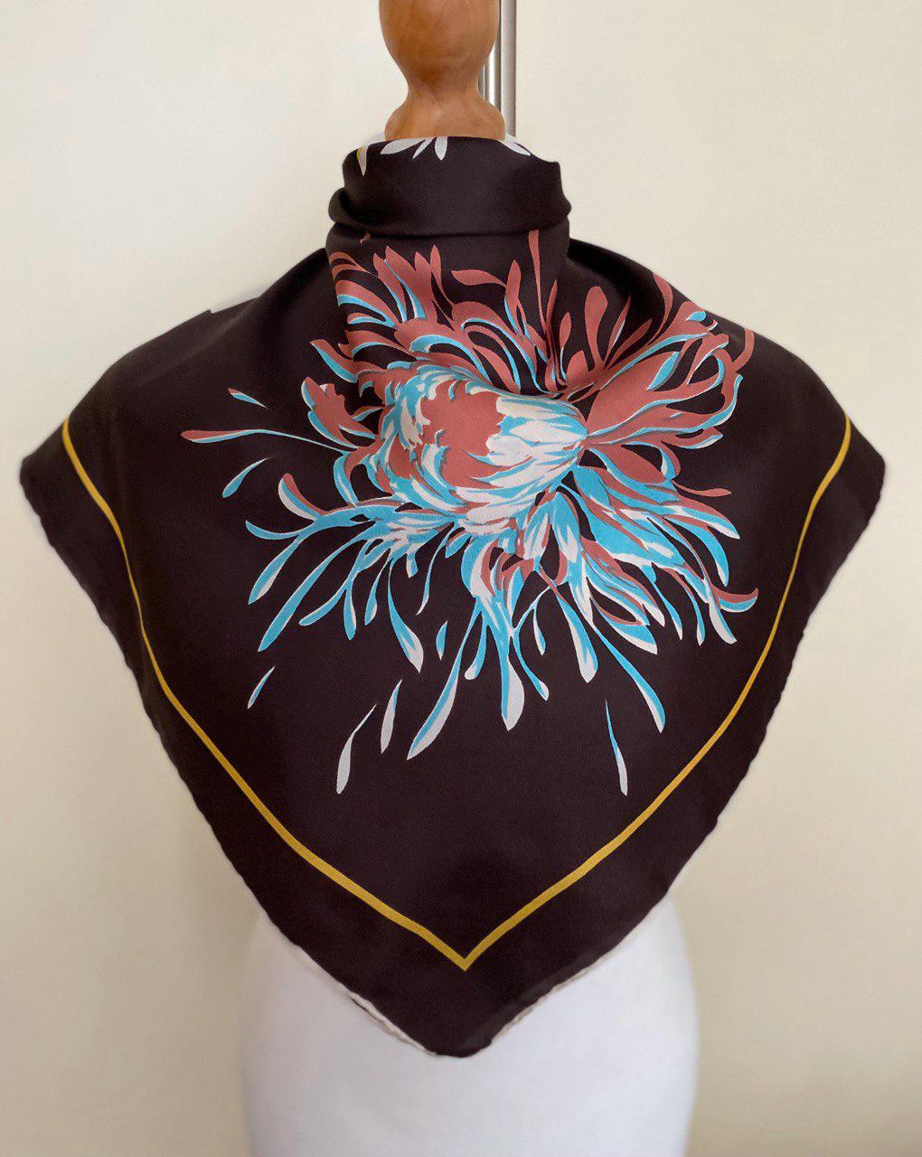 小物 BODE Gluckow Scarf - Brown Yellow BODE Games Scarf in Yellow | FWRD