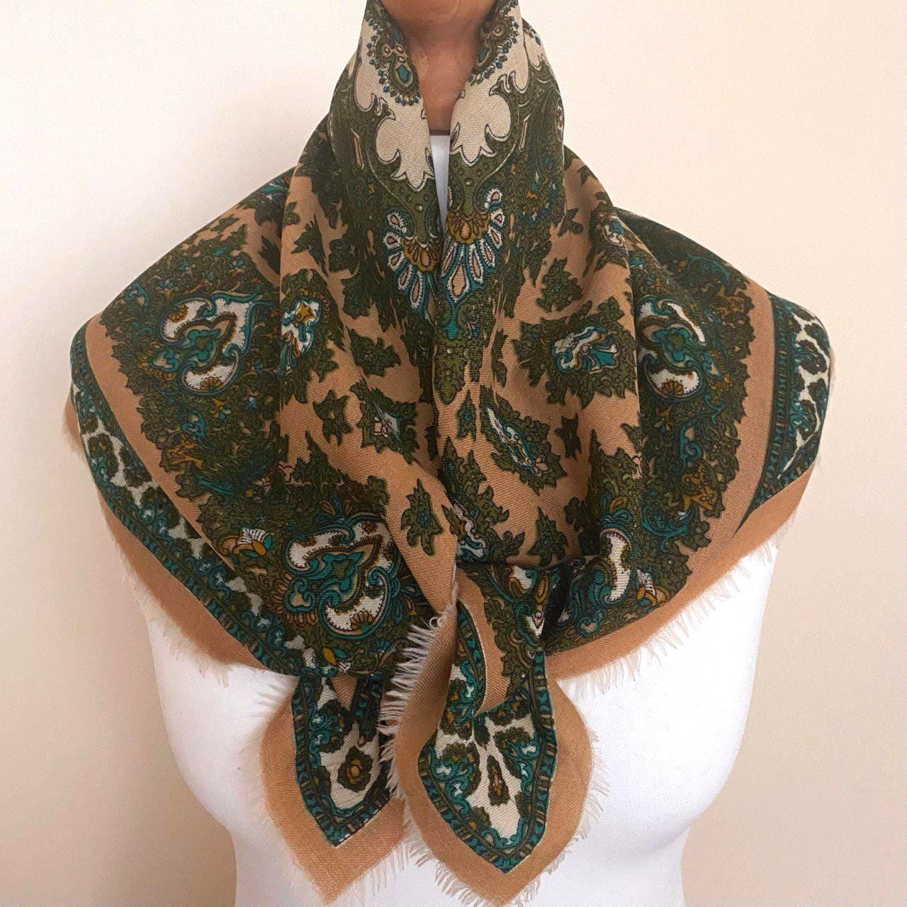 カミエルフォートヘンス SHAWL VINTAGE SILK スカーフ カミエルフォートヘンス SHAWL VINTAGE SILK スカーフ カミエル