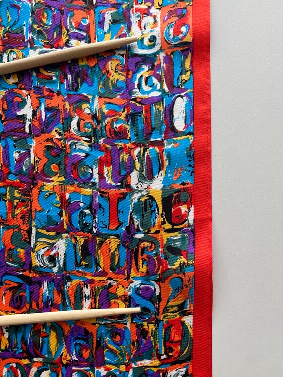 ヴィンテージ エレイン ゴールド シルク ロング スカーフ セタ ユニ