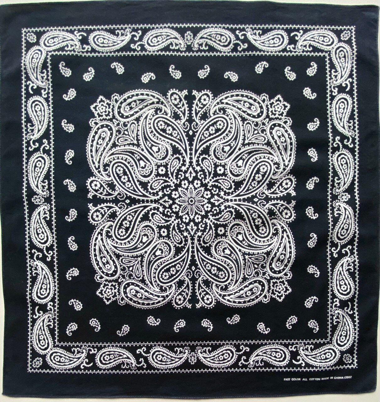 ヴィンテージ 70 年代 RN13982 オールコットン バンダナ フォーク