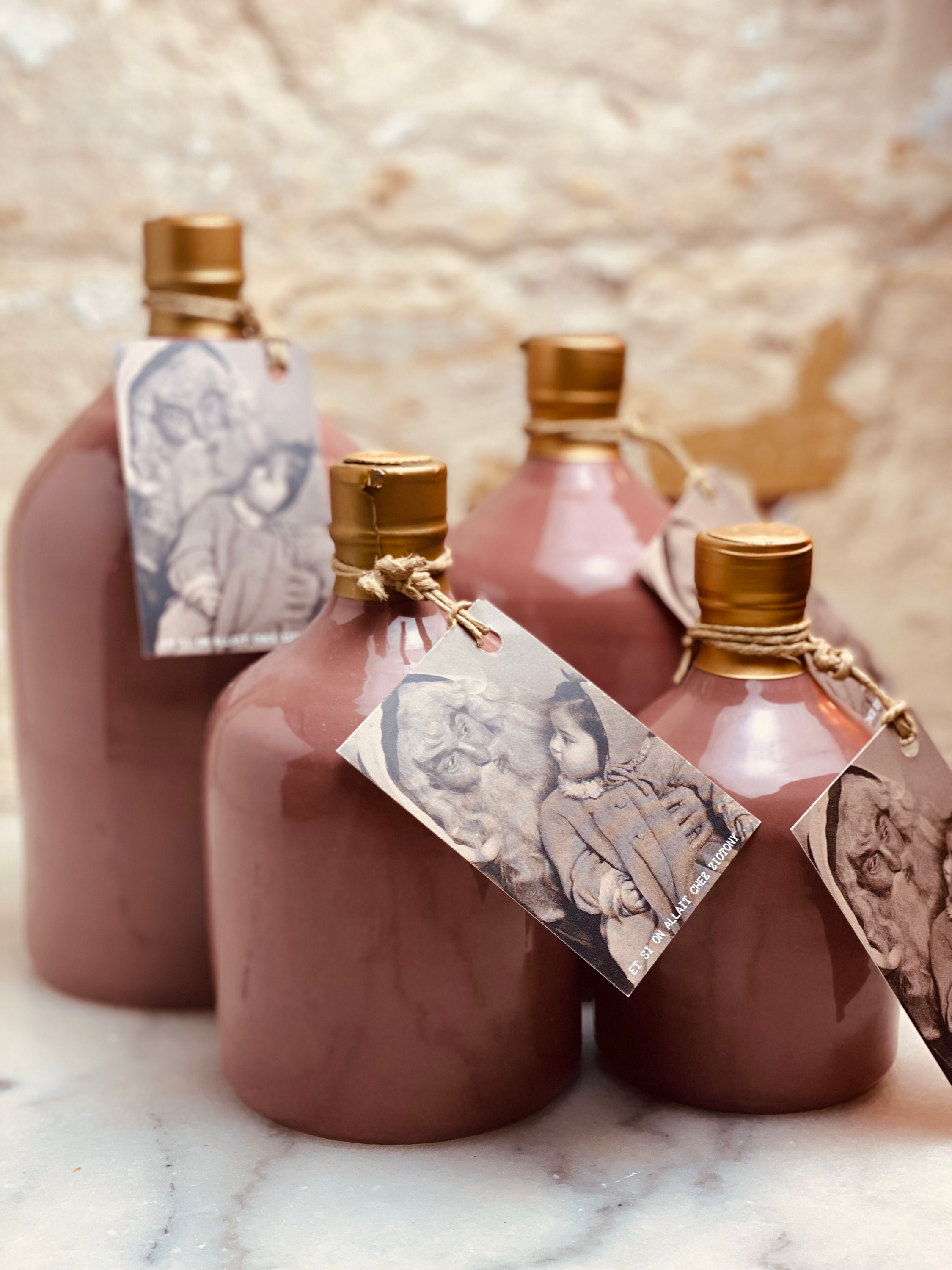 Bouteille d'huile d'olive, Distributeur Céramique, Céramique Artisanale Italienne, Cruet d'huile, Pe