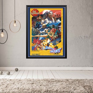 Battle Circuit Arcade Game Poster B2 Size OFFSET