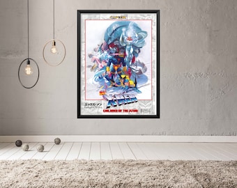 X-men Children of the Atom Poster - CPS2 Capcom - Etsy