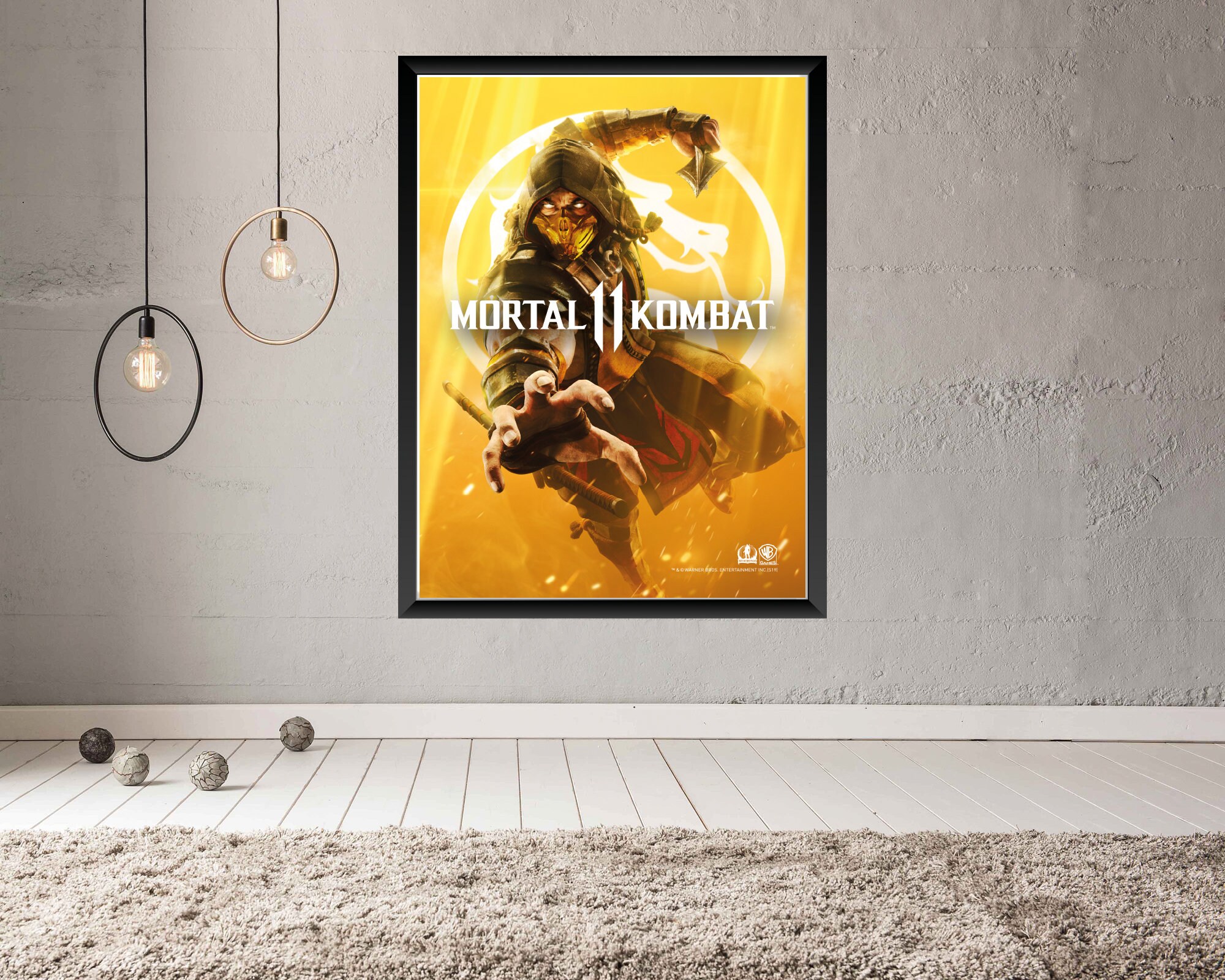 Mortal Kombat: Deception Framed Print Ad/Poster Official PS2 Xbox Gamecube  Art