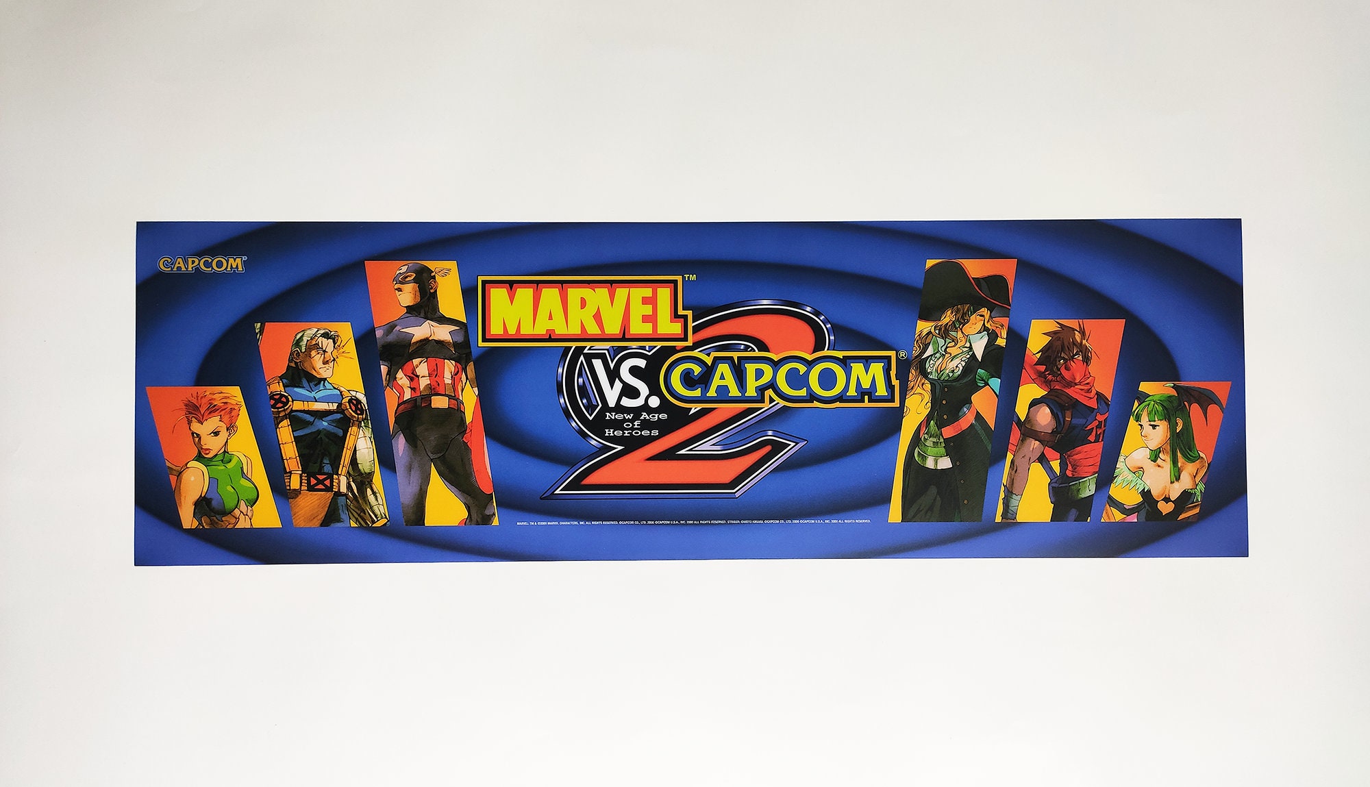 MARVELvsCAPCOM2 マーヴルvsカプコン2 販促 B1ポスター Marvel Vs Capcom 2 Standee 35x47”- Sega Capcom Sign - Etsy