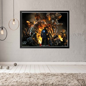Gears of War 3 Arcade Video Game Poster B2 Size OFFSET