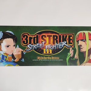 Street Fighter III 3rd Strike Chapiteau du jeu d&#39;arcade OFFSET