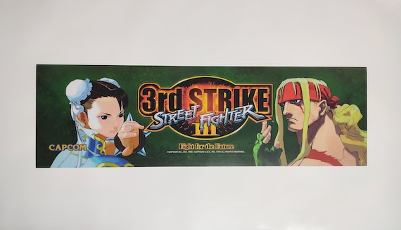 Street Fighter III 3rd Strike Arcade Game Marquee OFFSET - Etsy