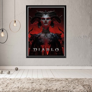 DIABLO IV Video Game Poster B1 Size